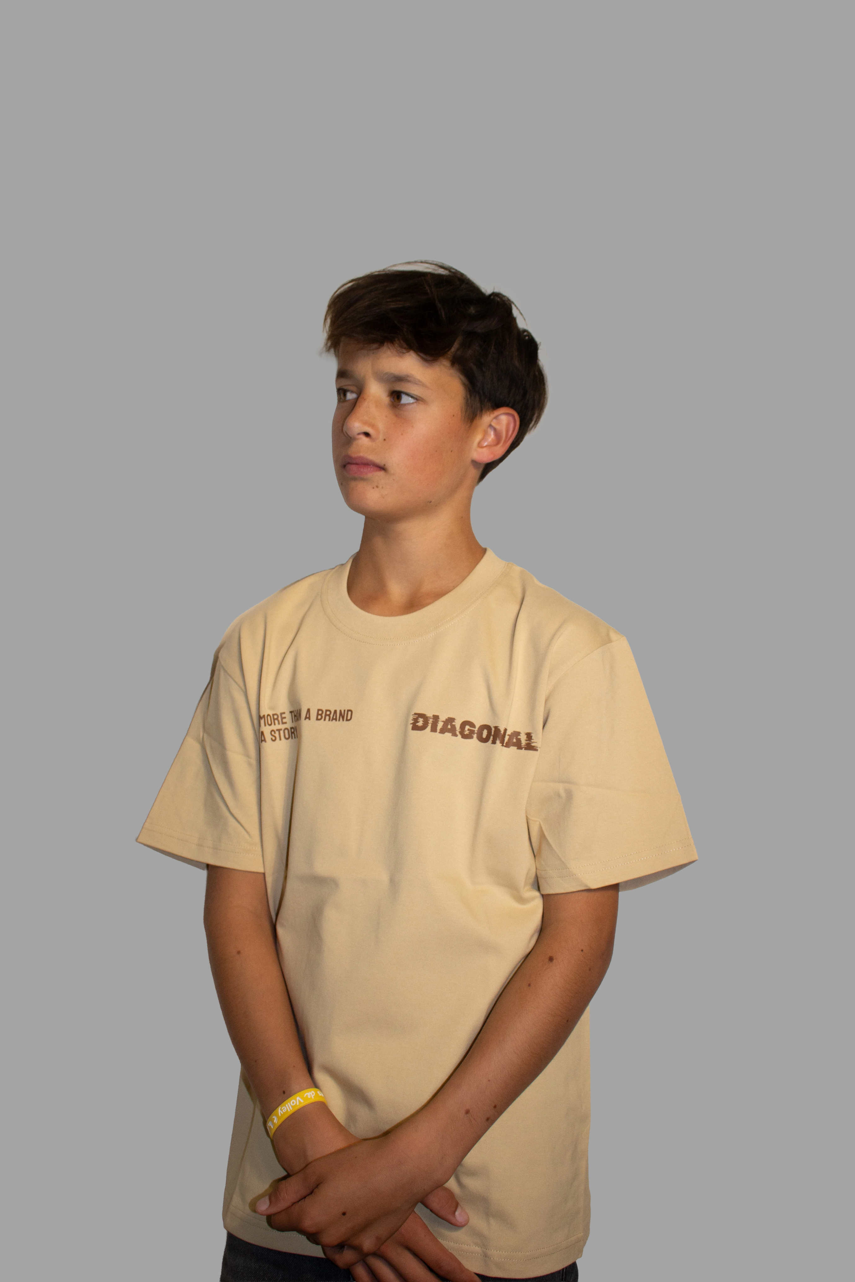 Tee-shirt Beige — face